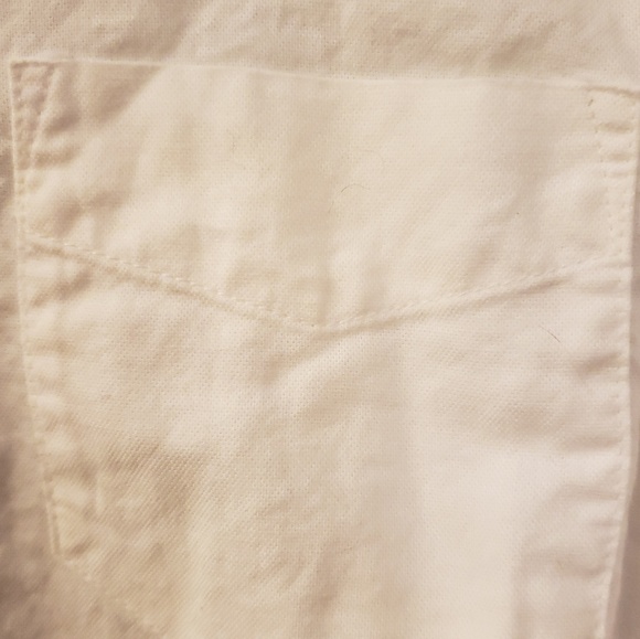 Old Navy White Button Up Dress Shirt - Picture 2 of 4